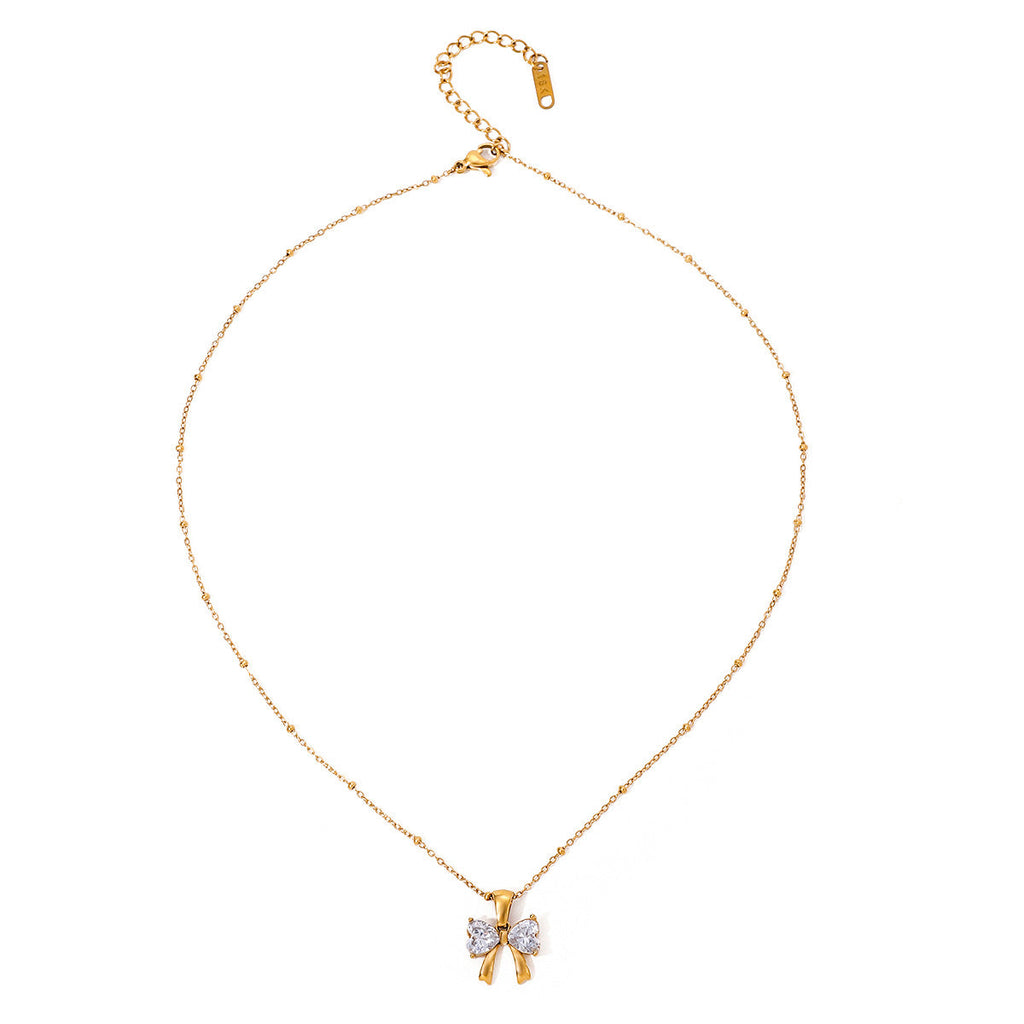 Bow Pendant Necklace